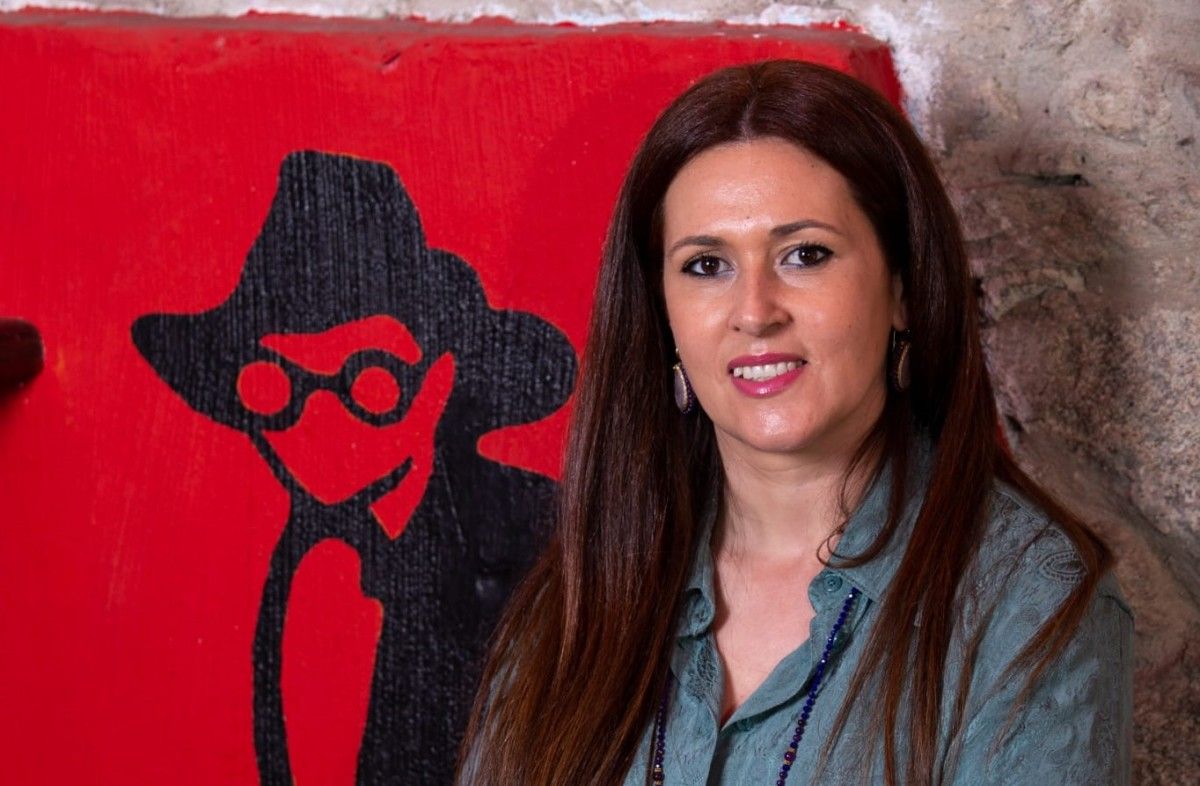 Lucía Santos, portavoz municipal do BNG en Marín