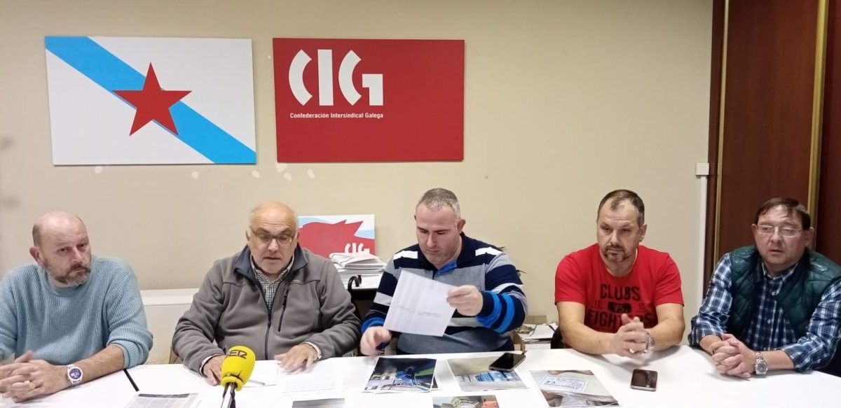 Rolda de prensa da representación dos traballadores de Ambulancias Civera