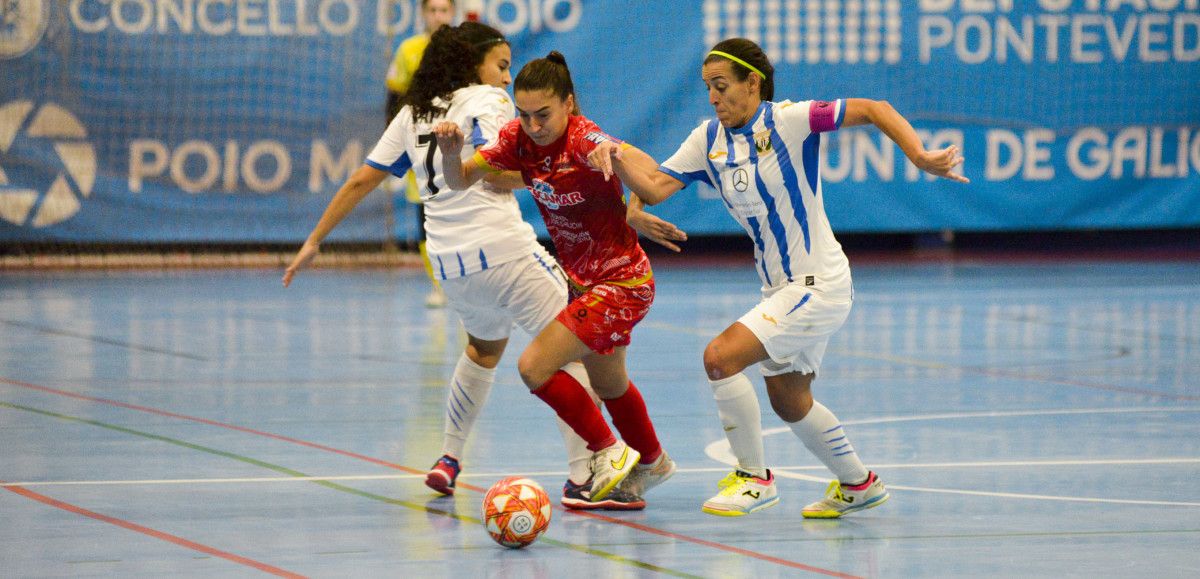 Partido entre Poio Pescamar e Leganés na Seca