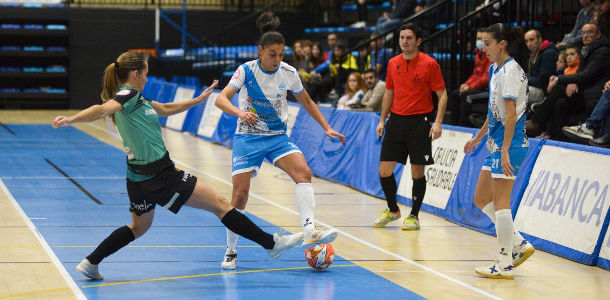 Partido entre Marín Futsal e Atlético Navalcanero na Raña