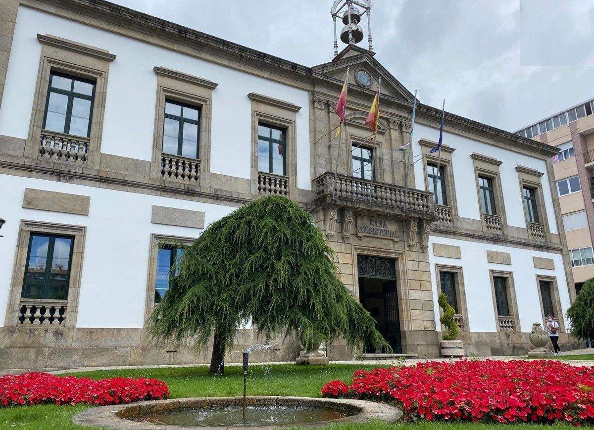 Concello de Vilagarcía, en la plaza Ravella