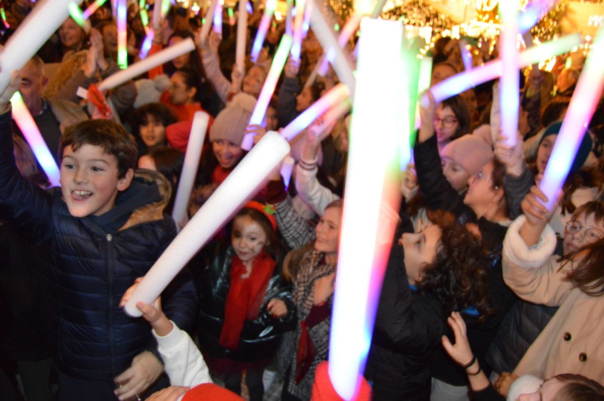 Inauguración da iluminación de Nadal 2022 de Sanxenxo