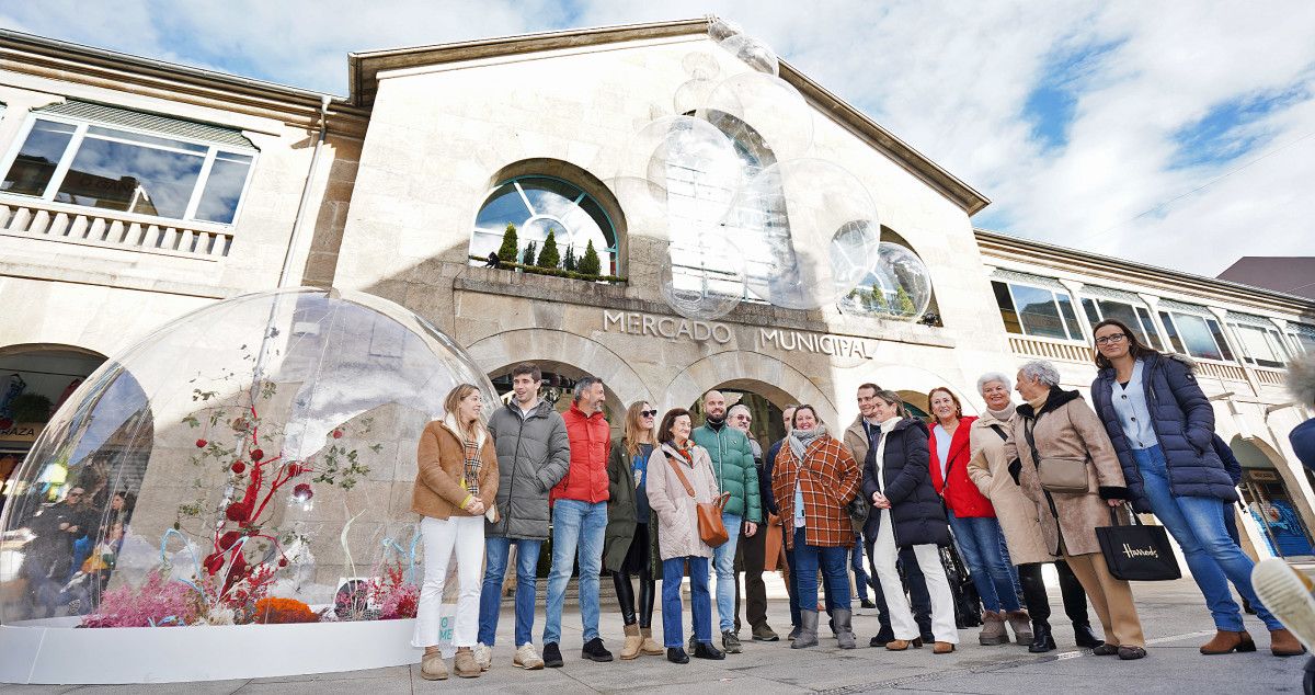Adornos e iluminación del Mercado de Abastos en las Navidades 2022 Adornos e iluminación del Mercado de Abastos en las Navidades 2022