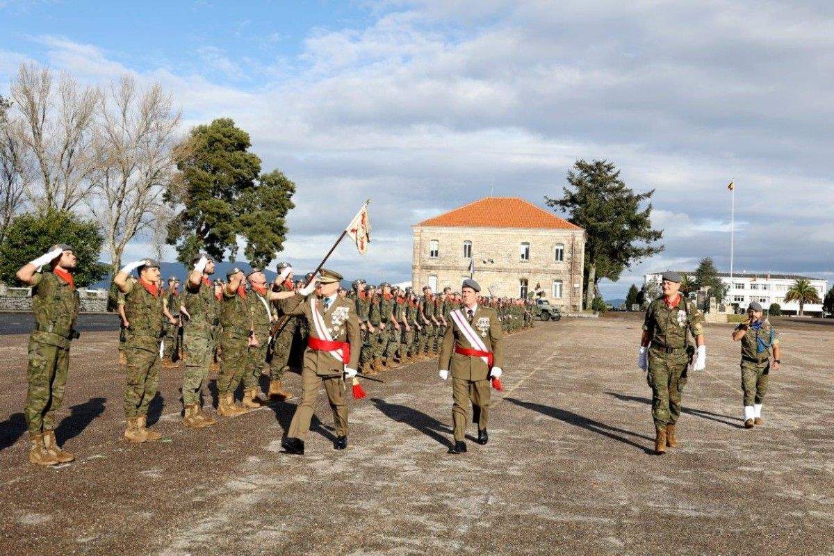 Celebración da patroa de Infantería polos Rexementos da BRILAT