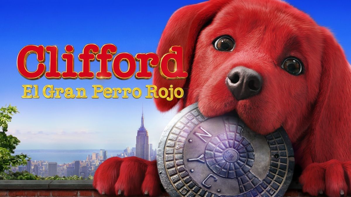 Cartel de 'Clifford, el gran perro rojo'