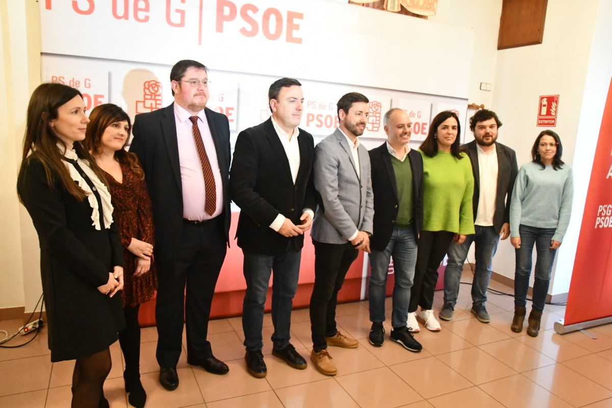 Presentación de Samuel Lago como candidato socialista á alcaldía de Cambados