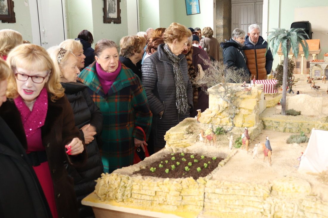 Belén hebraico en la Casa Rectoral Sagrado Corazón de Ponte Caldelas