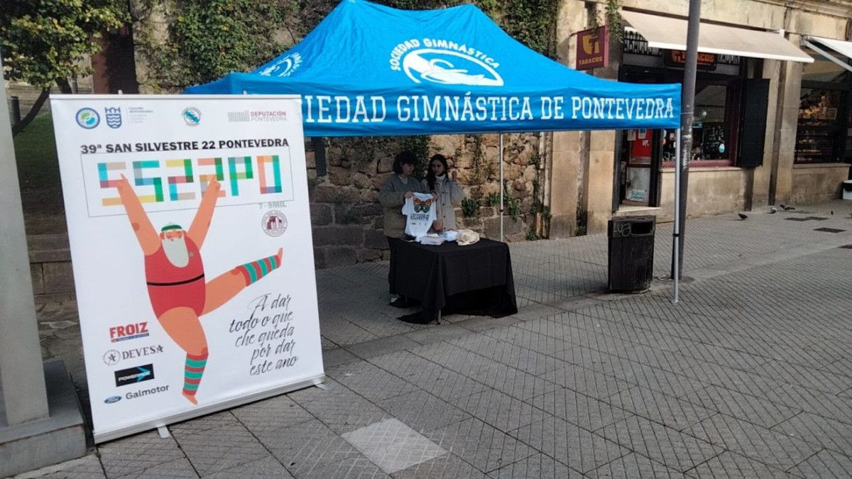 Posto informativo da San Silvestre de Pontevedra