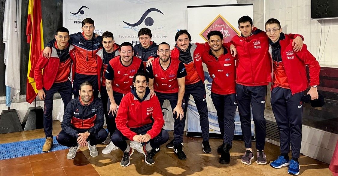 Equipo masculino do Galaico na Copa de España de 2ª División celebrada en Santiago