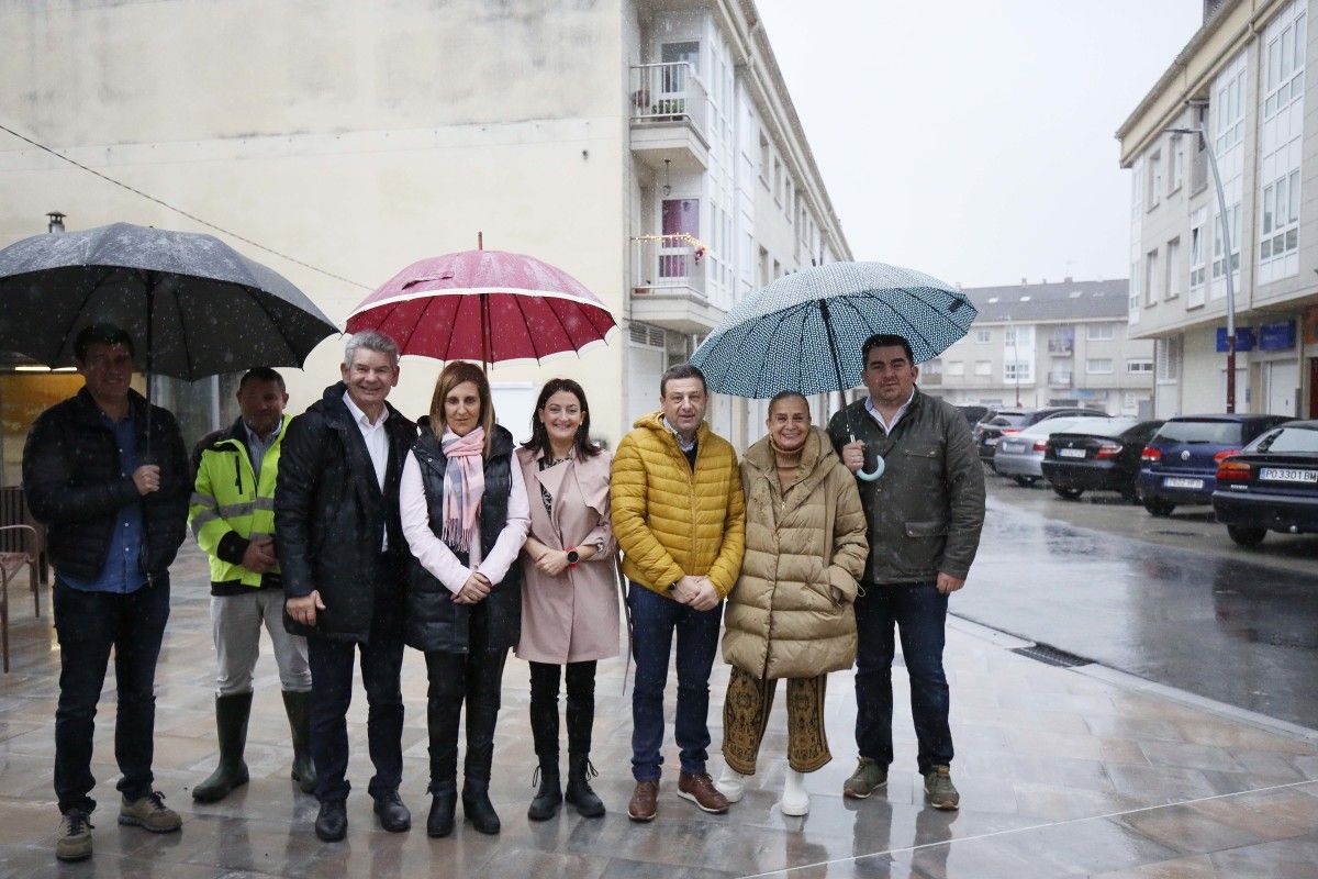 Visita a las obras en el barrio cuntiense del Espadenal