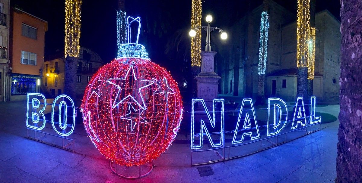 Iluminación de Nadal en Caldas