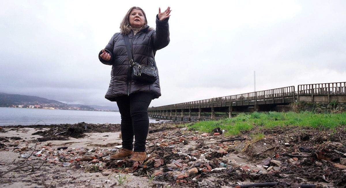 Mari Carmen Vázquez, no lugar no que demandan unha pasarela 