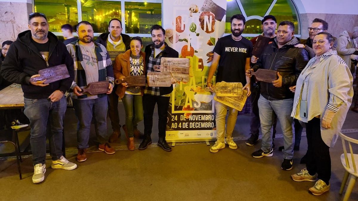 Premiados en el certamen Pontedetapas 2022