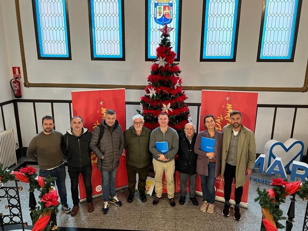 Reunión do xurado para elixir os premiados na gala do deporte de Marín do 2022