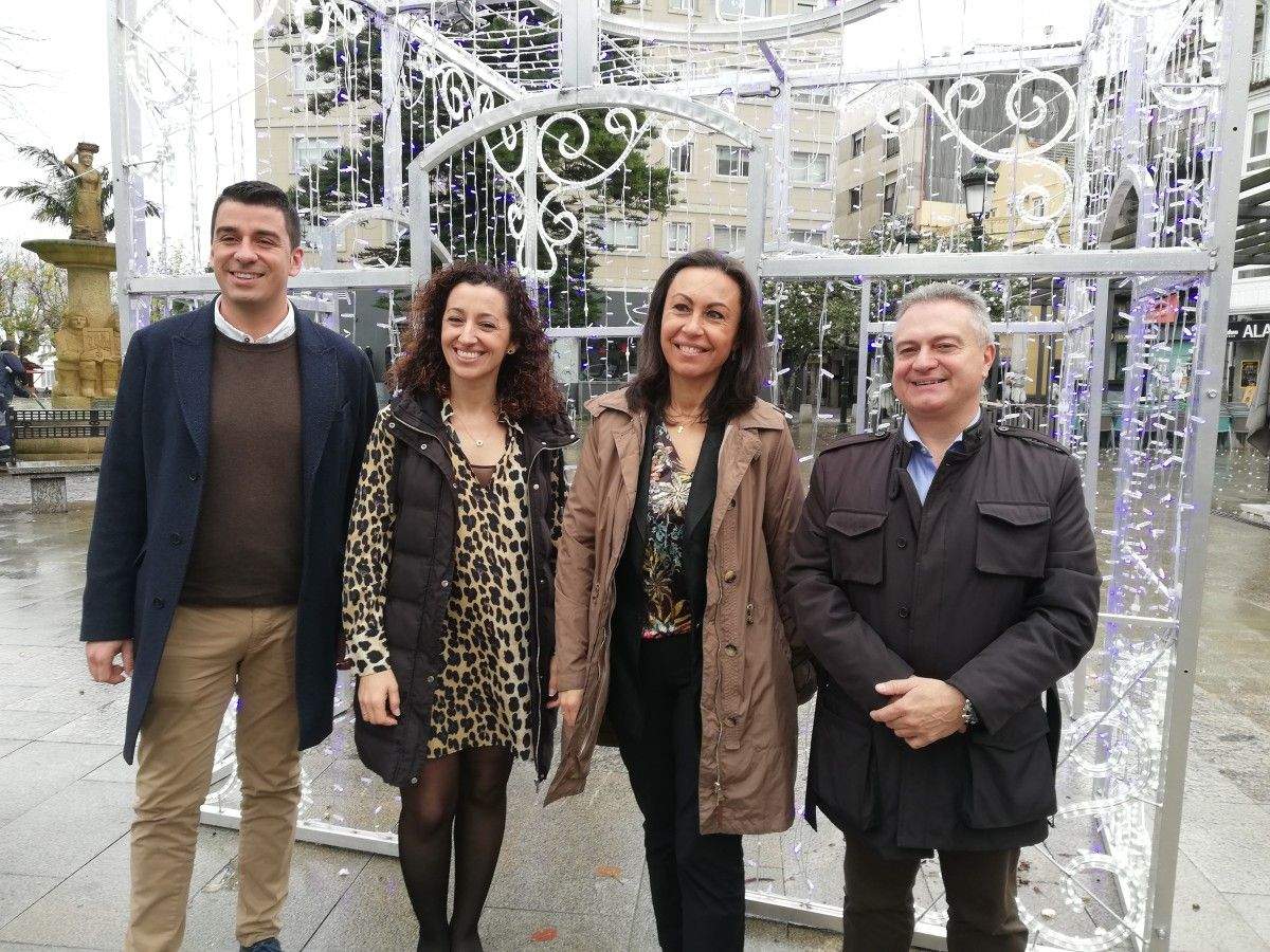 Pablo Novas, Marián Sanmartín, María Ramallo y Manuel Santos
