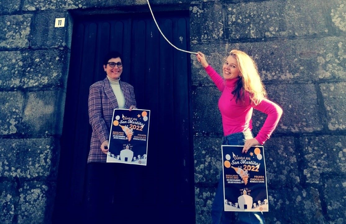 Raquel Rodríguez e Marga Caldas presentan as badaladas anticipadas de San Martiño