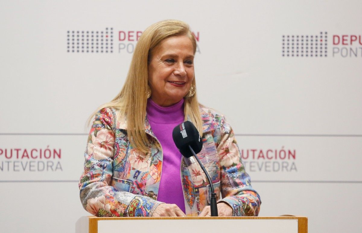 Carmela Silva, presidenta de la Deputación de Pontevedra