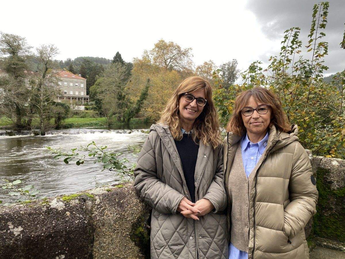 Las concejalas de Bienestar Social y de Cultura, Inés Fuentes y María López Buceta
