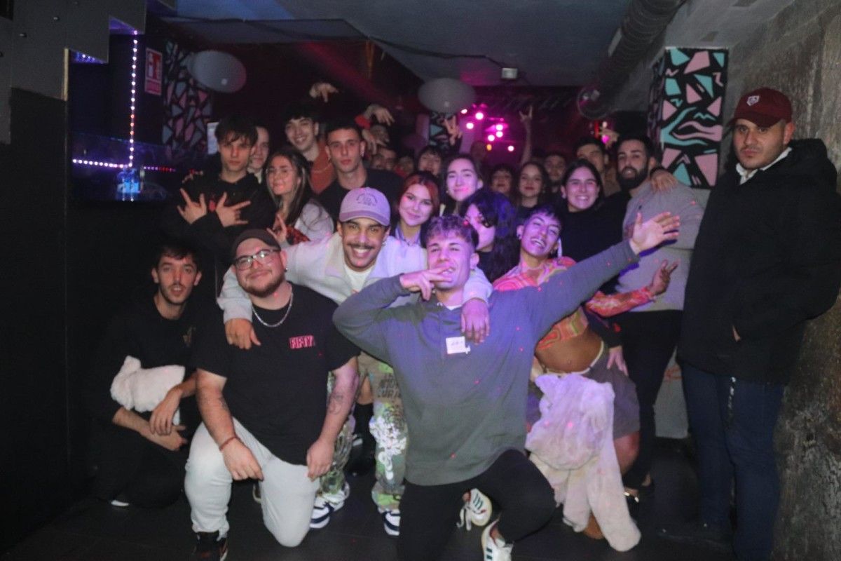 O rapeiro Arrax na presentación do seu segundo álbum