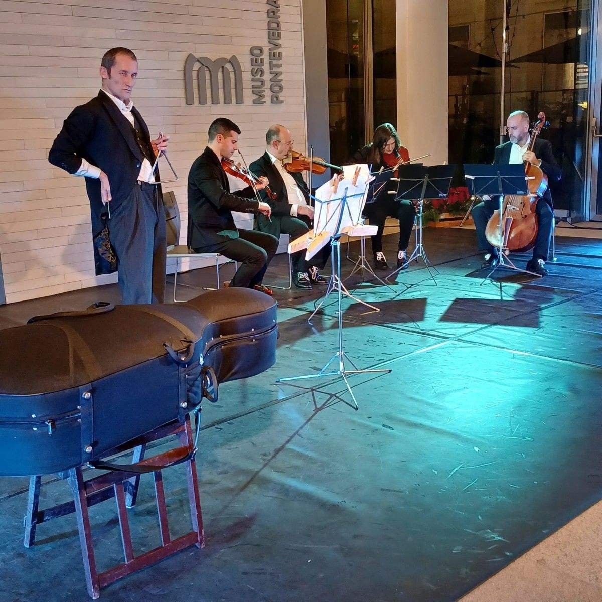'Divertimento!' de Cuarteto Alicerce e Alfredo Pérez Muíño, no Museo de Pontevedra