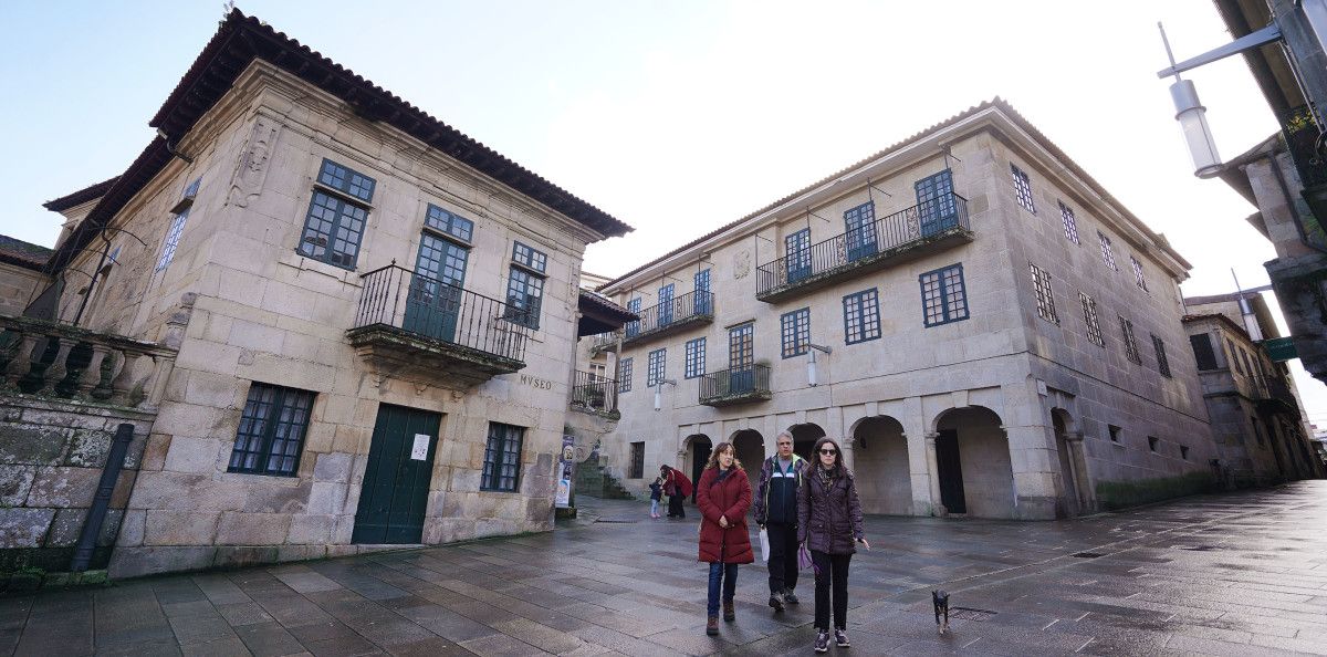 Edificios do Museo de Pontevedra na rúa  Pasantería