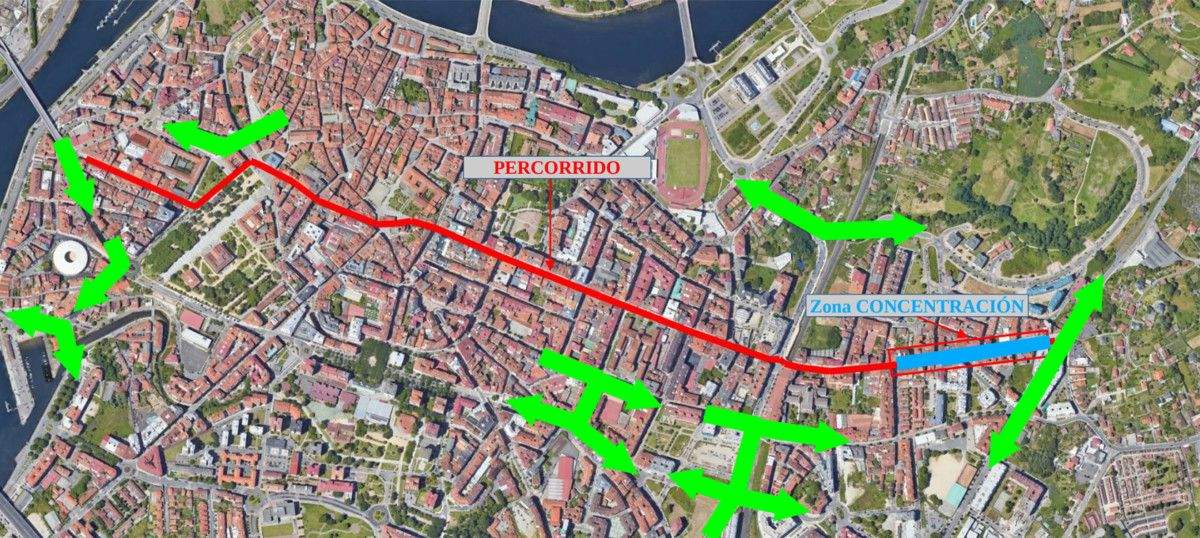 Recorrido de la Cabalgata de Reyes 2022