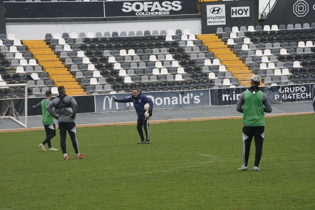 Entrenamiento del Club Deportivo Badajoz
