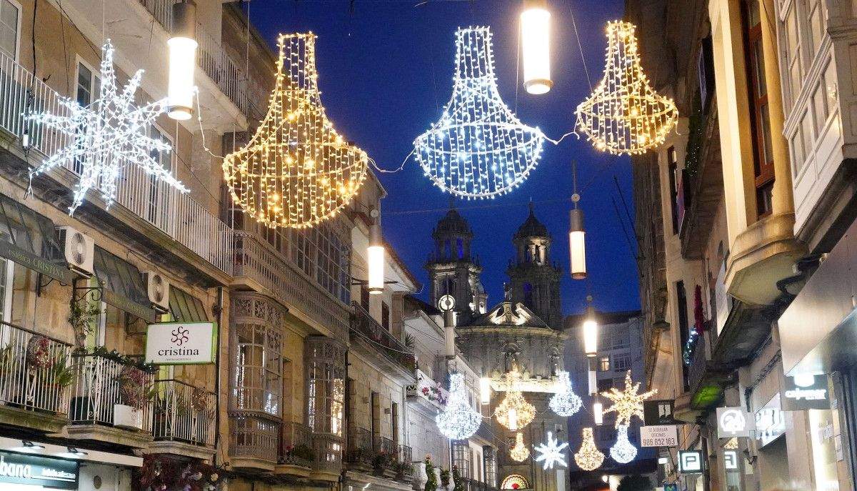 Iluminación de Nadal en Pontevedra