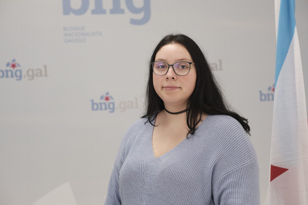 Natalia Camiña, portavoz do BNG en Cuntis