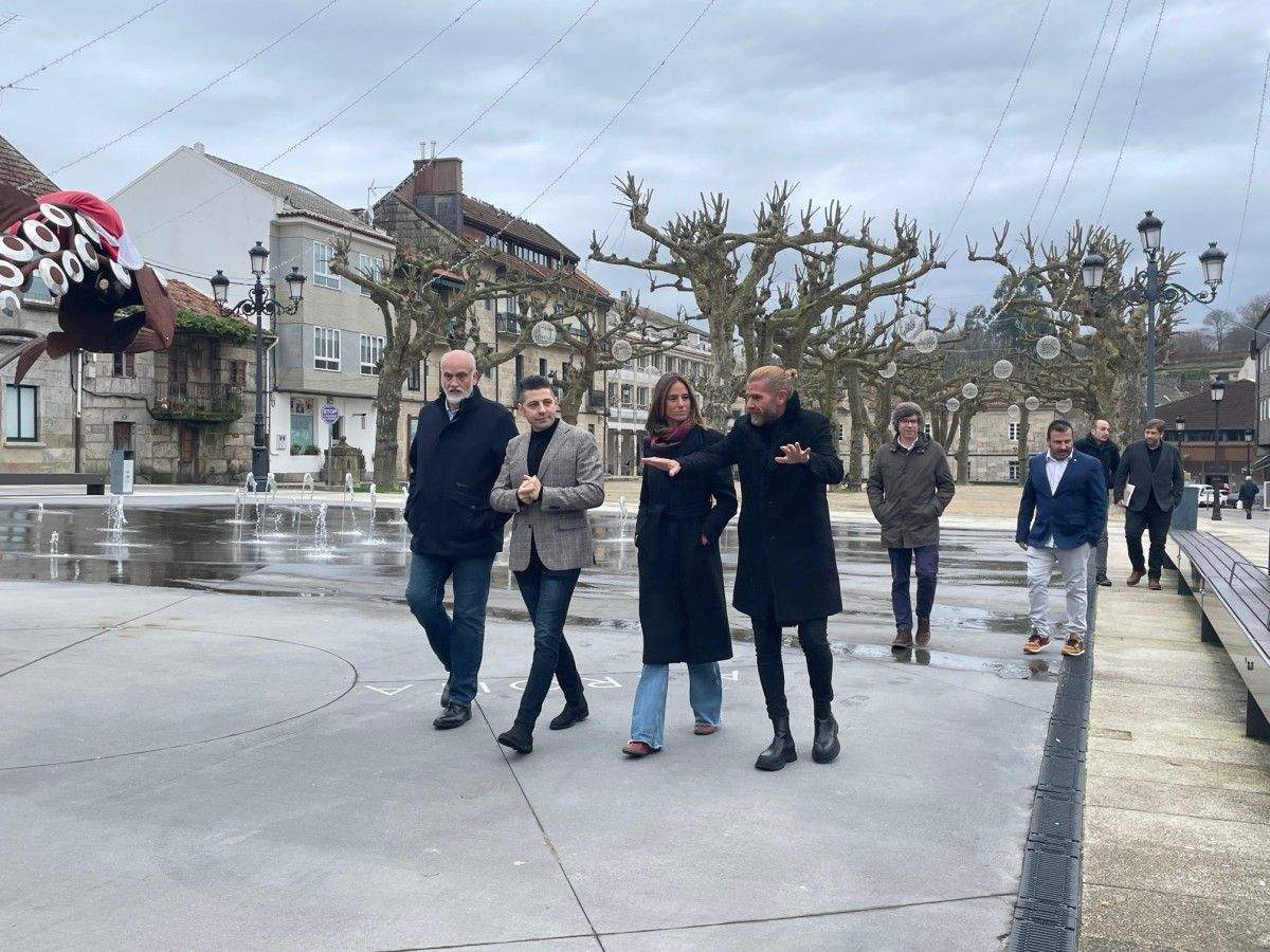 Representantes de la Diputación de Cádiz visitan Ponte Caldelas