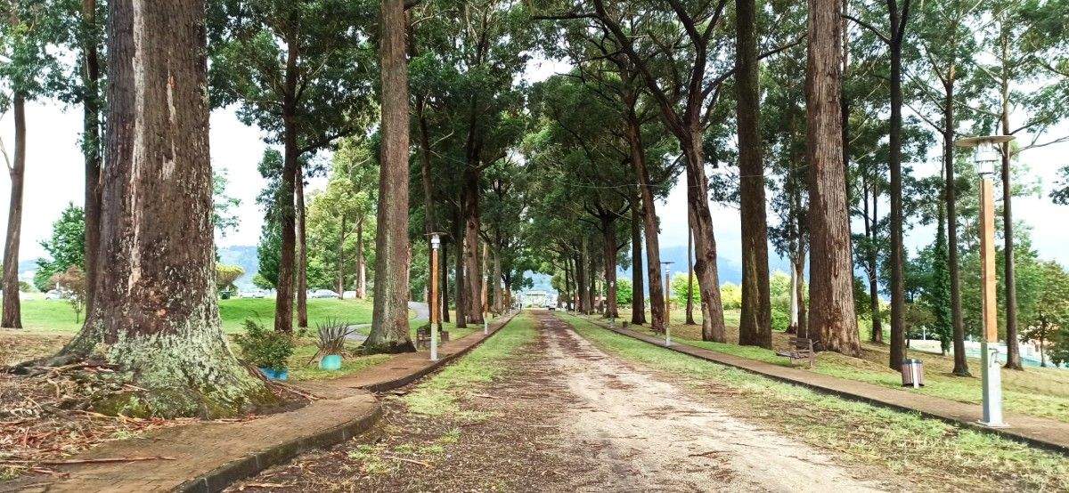Acceso ao parque e miradoiro de Monte Porreiro