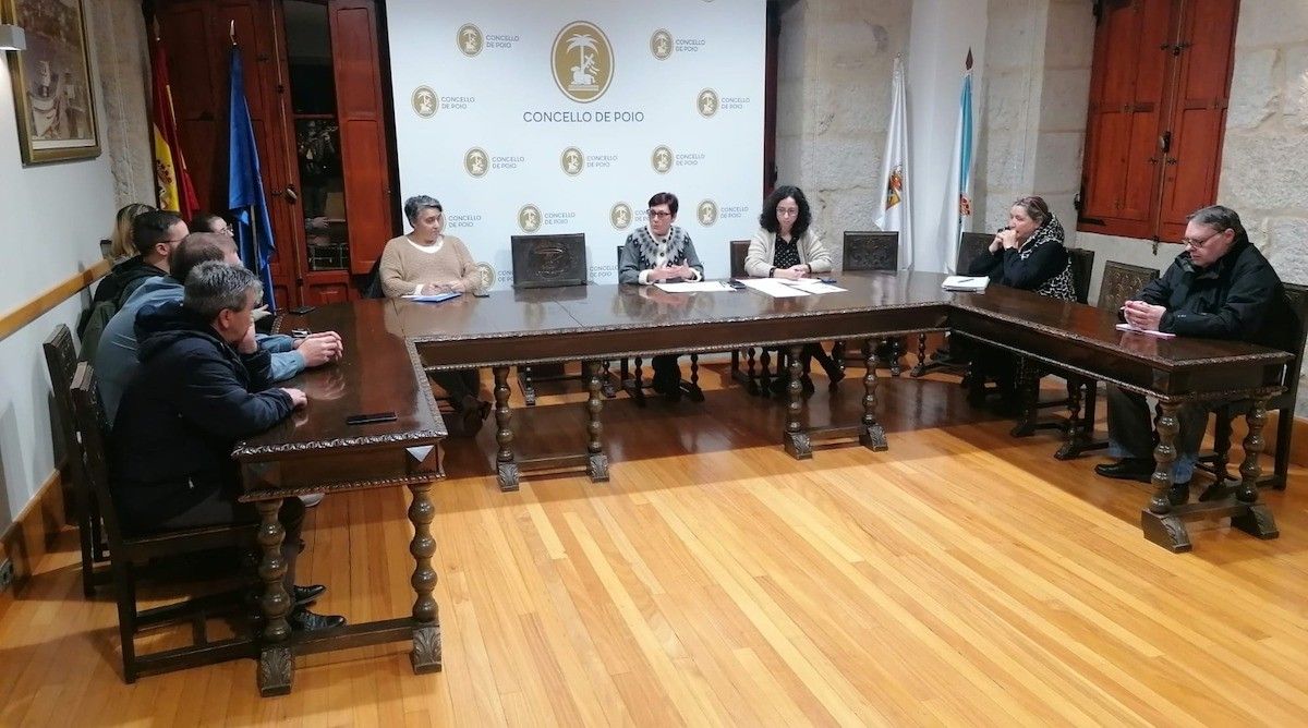 Xuntanza en Poio para preparar o Entroido 2023
