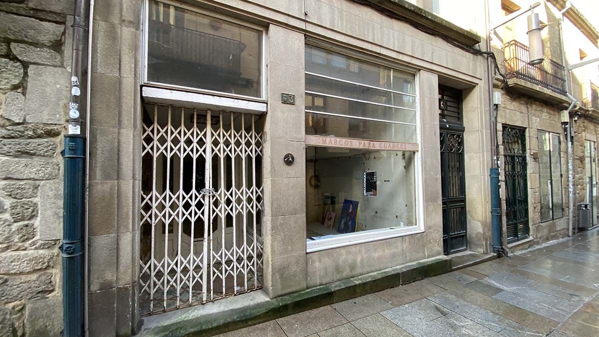Local da Rúa Real que acollerá a nova sede do Espazo Nemonon