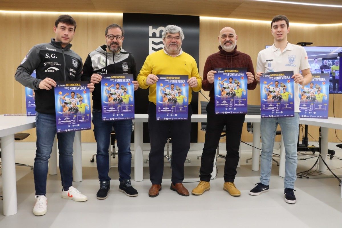 Presentación da segunda edición do Campionato Internacional Cidade de Pontevedra de balonmán