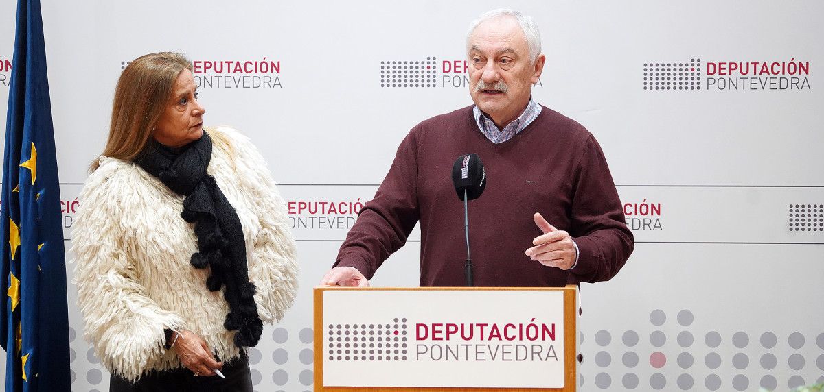 Carmela Silva y César Mosquera