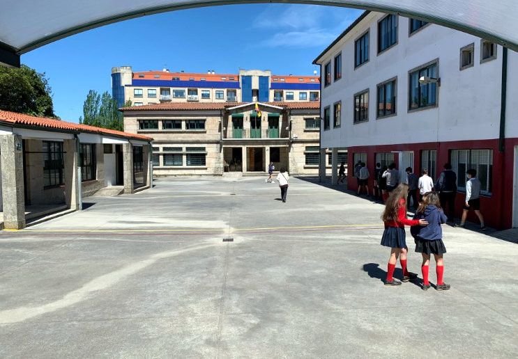 Patio del colegio Juan Sebastián Elcano