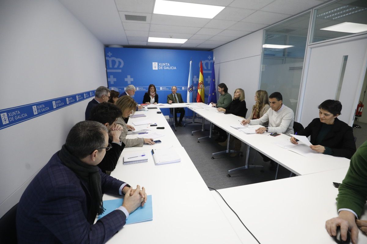 Comisión mixta de seguimento do protocolo para as transferencias do Pazo de Lourizán e a Escola de Cantería