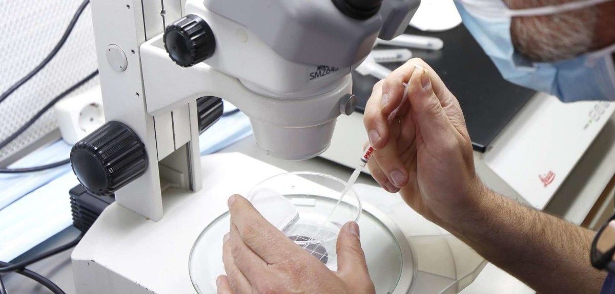 Trabajo en un laboratorio