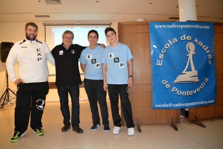 Equipo Ramón Escudeiro Tilve da Escola Xadrez Pontevedra