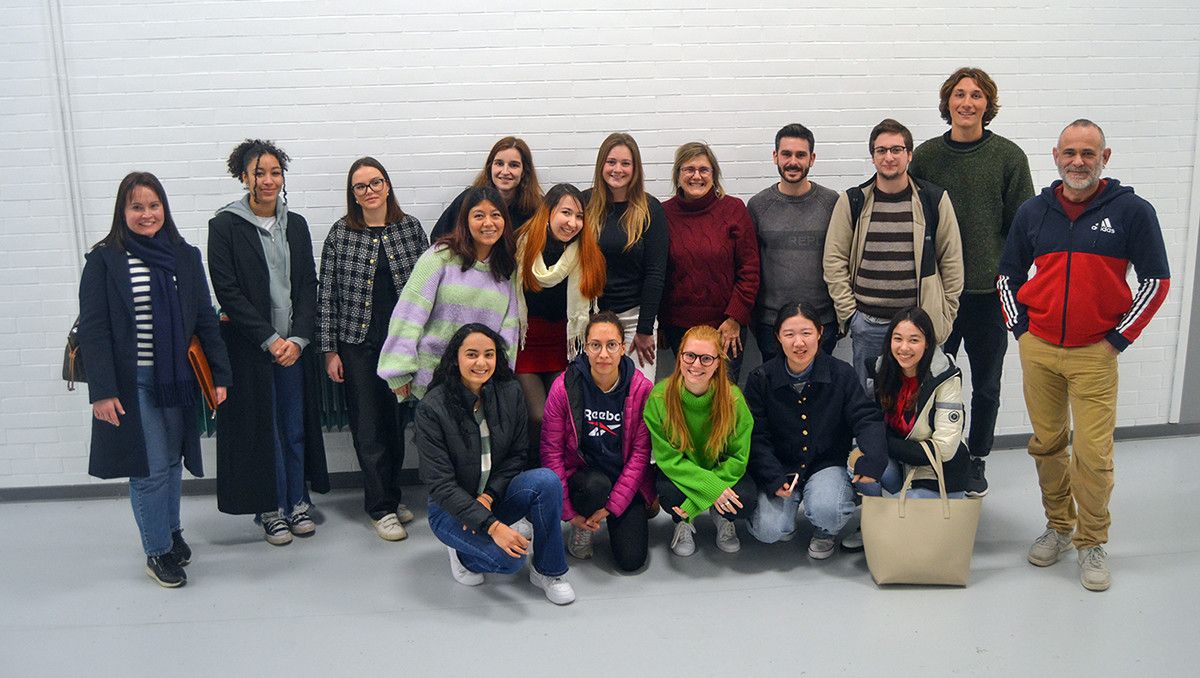 Alumnos estranxeiros que estudarán no campus de Pontevedra