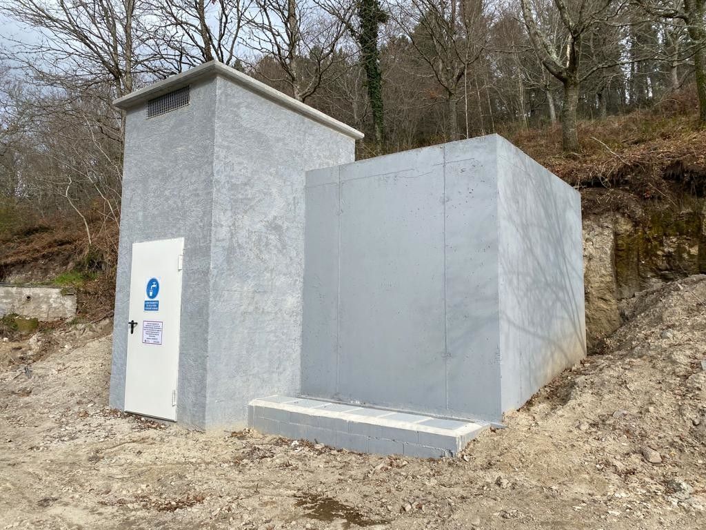 Novo depósito de abastecemento de auga na parroquia de Figueroa