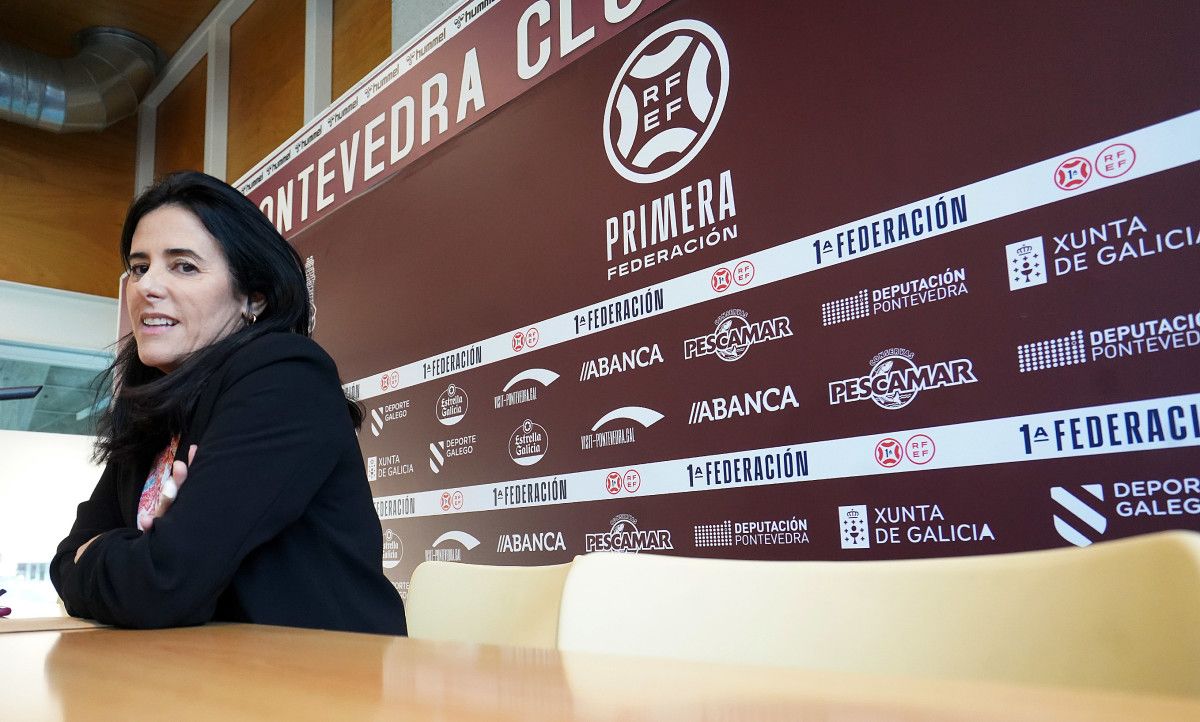 Lupe Murillo, presidenta do Pontevedra CF SAD