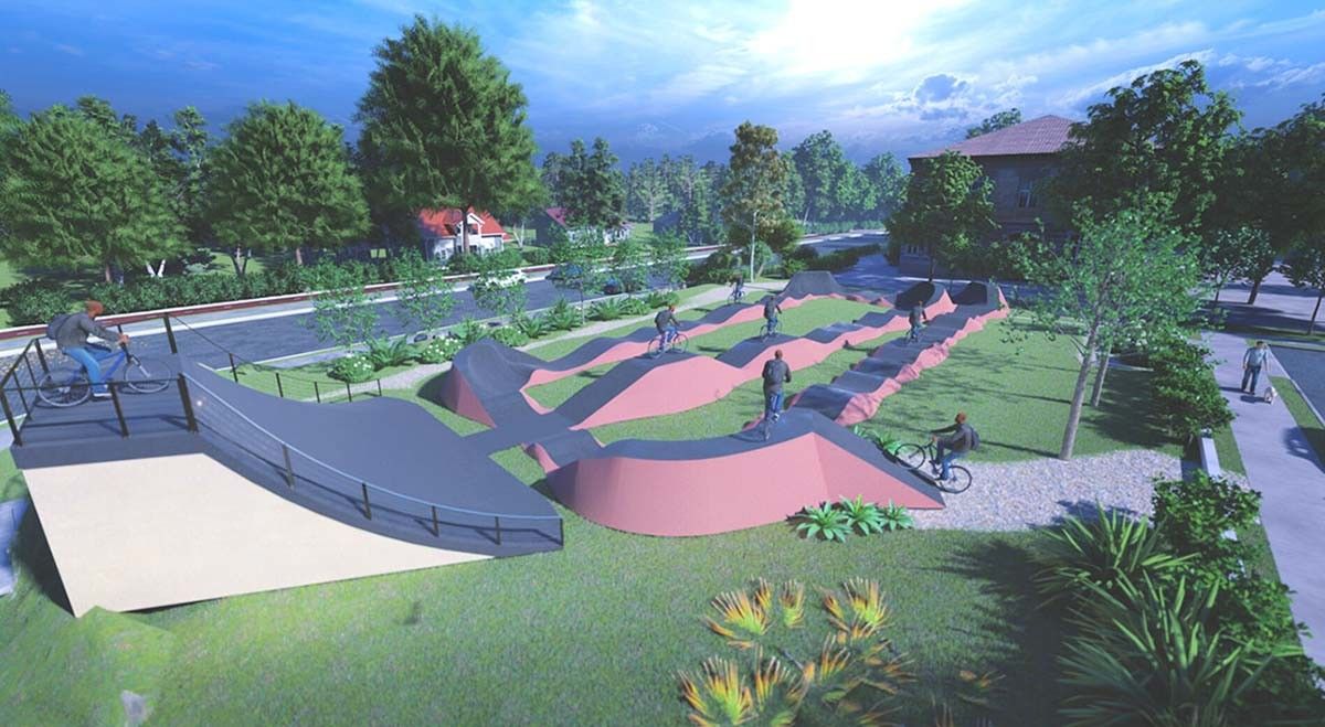 Proyecto de la pista de pump track del barrio vilagarciano de A Florida