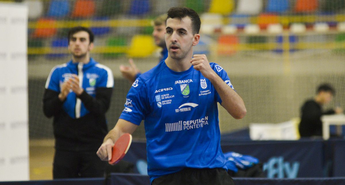 Partido de Superdivisión Masculina entre o Tenis de Mesa Monte Porreiro e o L'Escala