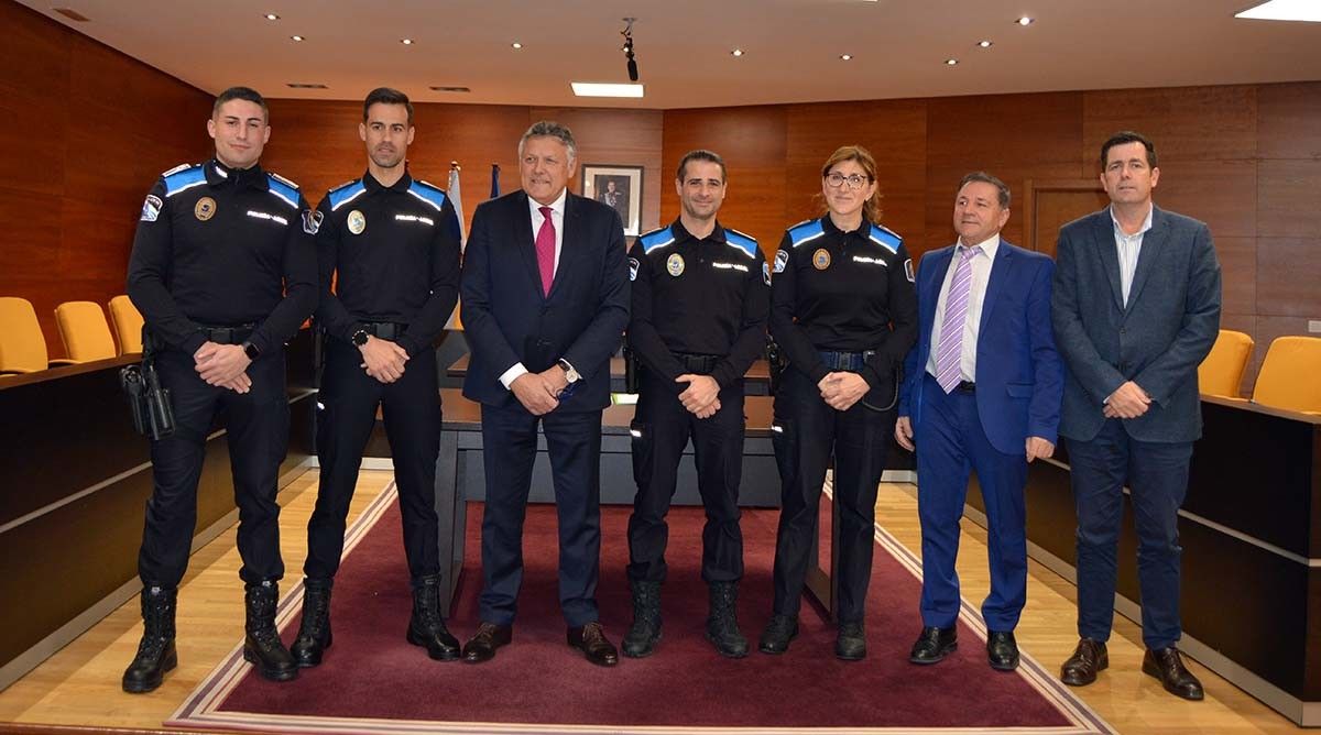 Toma de posesión de los nuevos agentes de la Policía Local de Sanxenxo