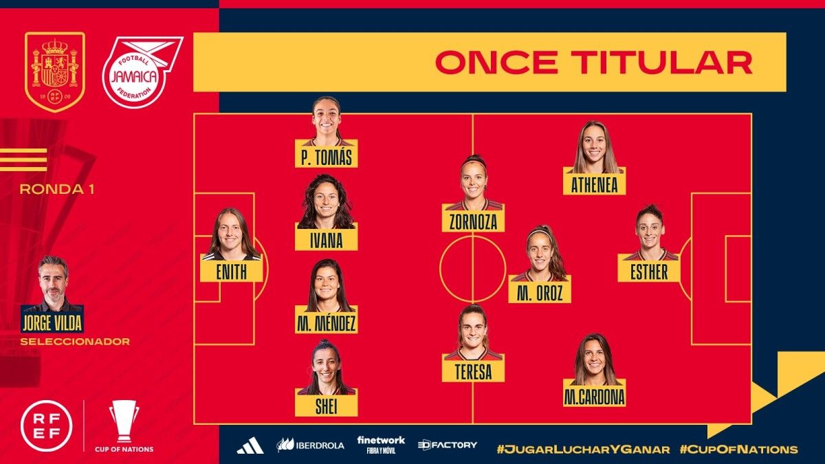 Tere Abelleira, titular no primeiro partido da Copa de Nacións de Australia coa Selección Española