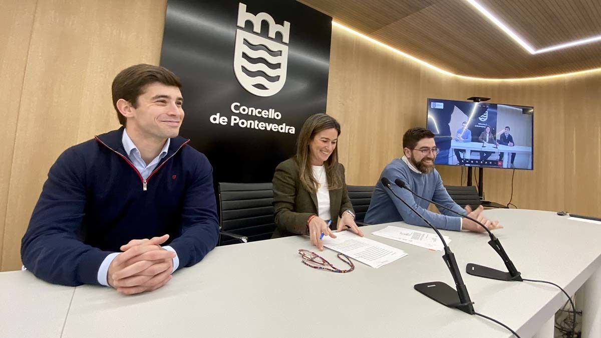 Guille Juncal, Pepa Pardo e Pablo Fernández