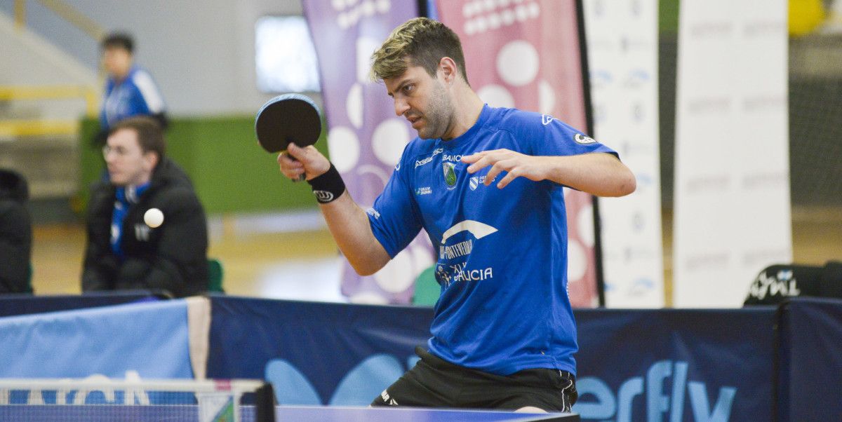 Partido de Superdivisión Masculina entre el Tenis de Mesa Monte Porreiro y el L'Escala