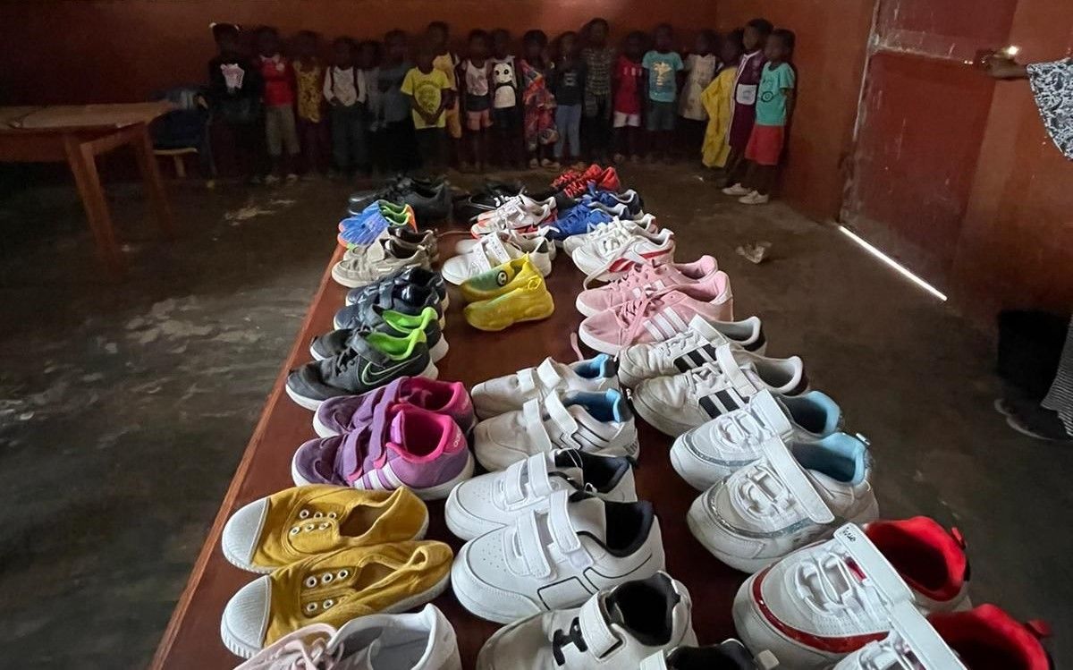 Zapatillas doadas en Gambasse