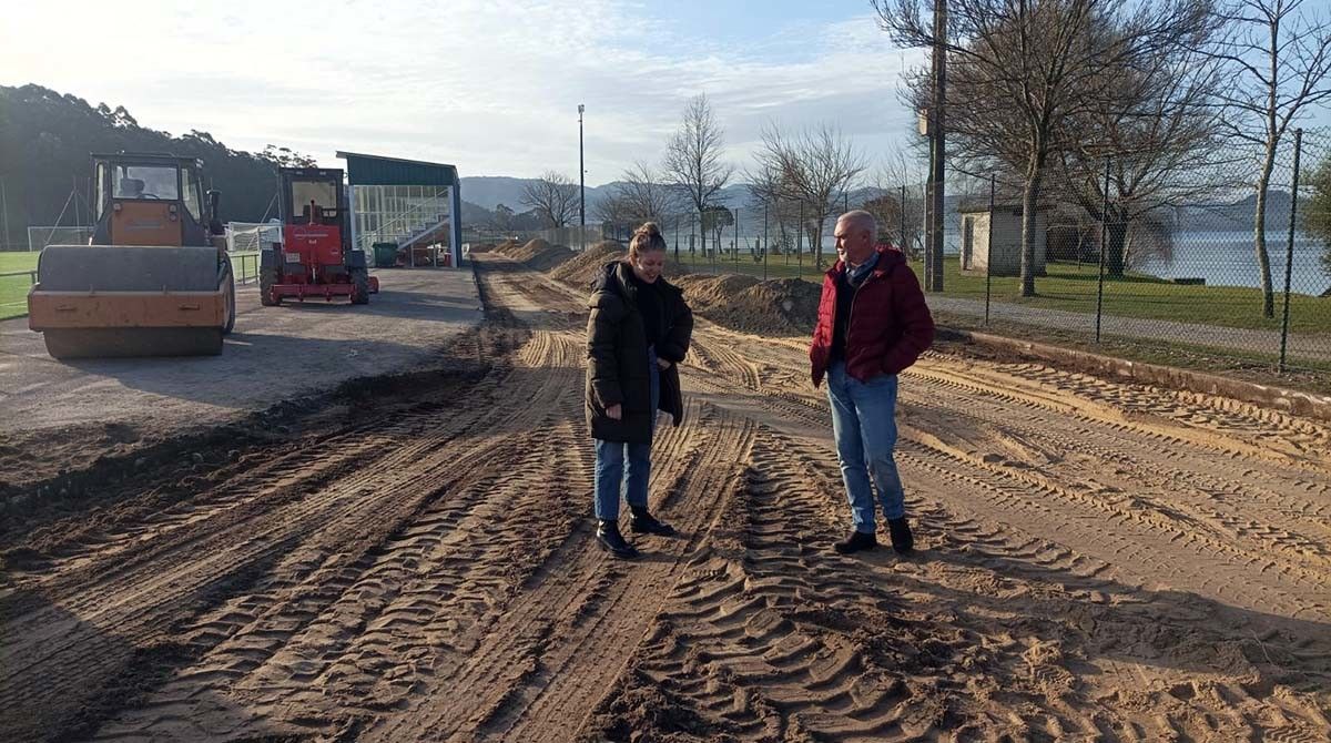 Obras para o futuro circuíto de ciclismo na Reiboa